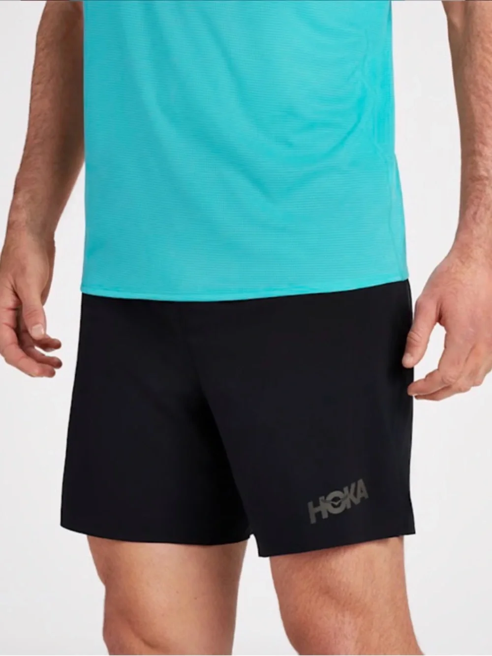Hoka One One 7” Short Athletic Running Workout Black Size Small